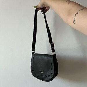 Black and Silver Shoulder/Crossbody Bag